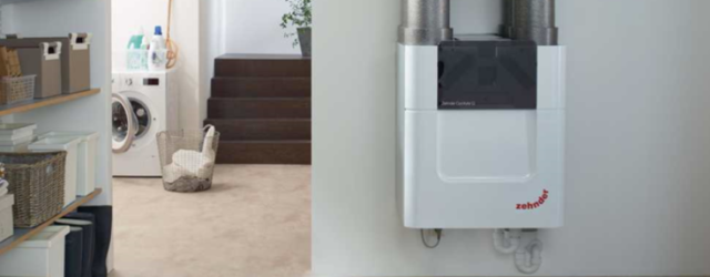 Zehnder Comfoair MVHR installed in utility room