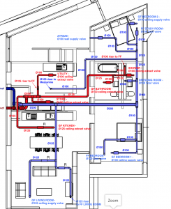 MVHR system design in a branch layout - HeatSpaceandLight