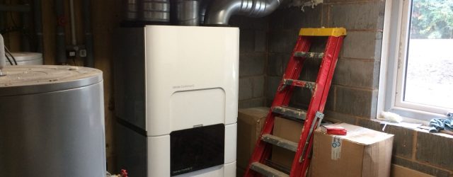 MVHR with ComfoCool installed in a residential home showing spacing requirements