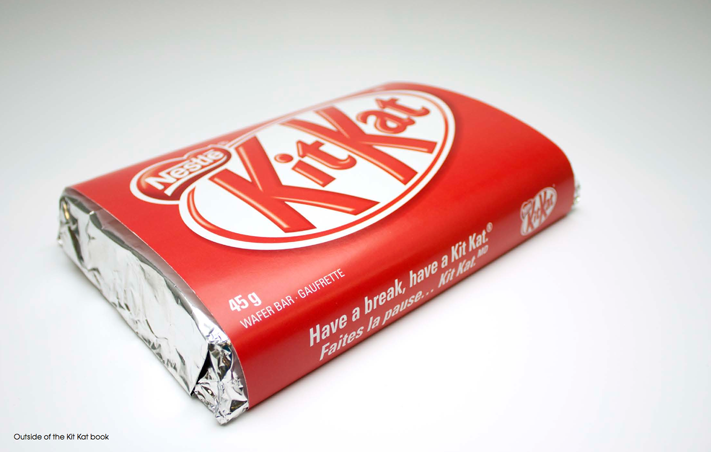Kitkat original in foil and paper