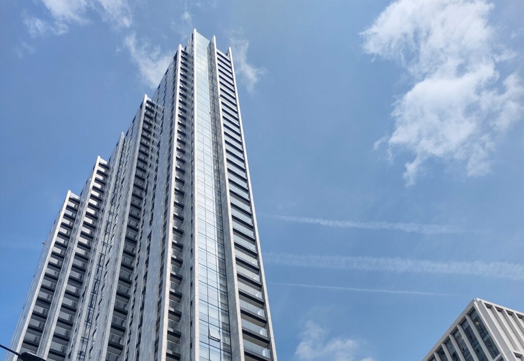 Overheating glass building in London will suffer greatly from overheating flats